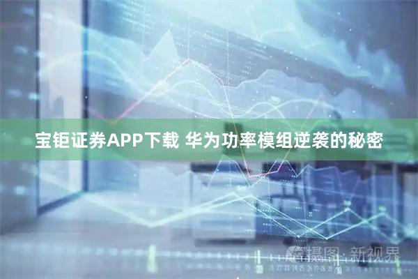 宝钜证券APP下载 华为功率模组逆袭的秘密